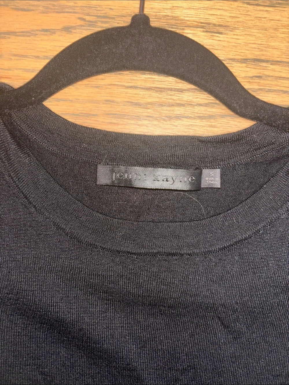 Jenni Kayne Black Sleeveless Crew Tank